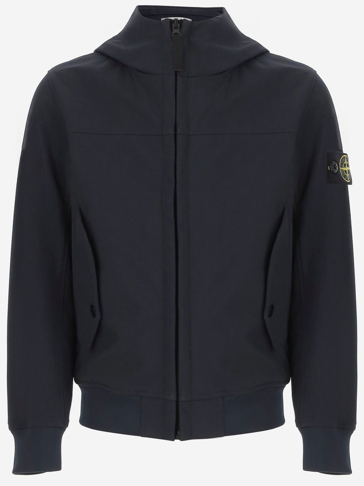 STONE ISLAND KIDS FELPA IN NYLON STRETCH