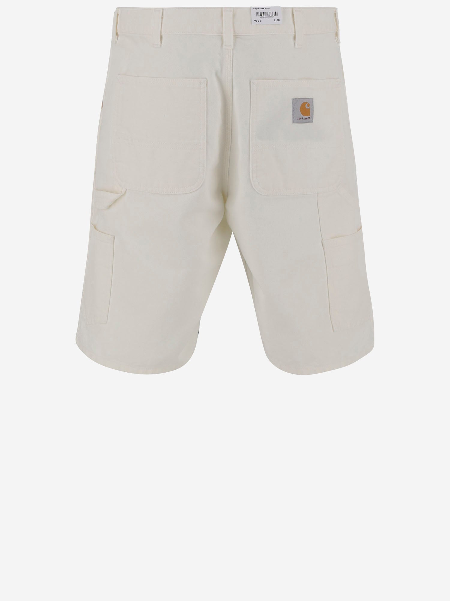 Carhartt WIP PANTALONI CORTI IN COTONE CON LOGO, view 2