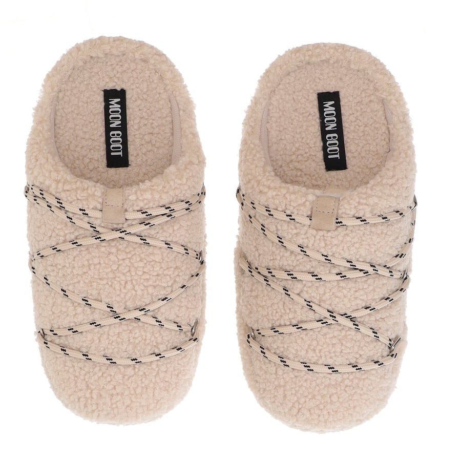 MOON BOOT TEDDY SLIPPER IN SHEARLING, view 2