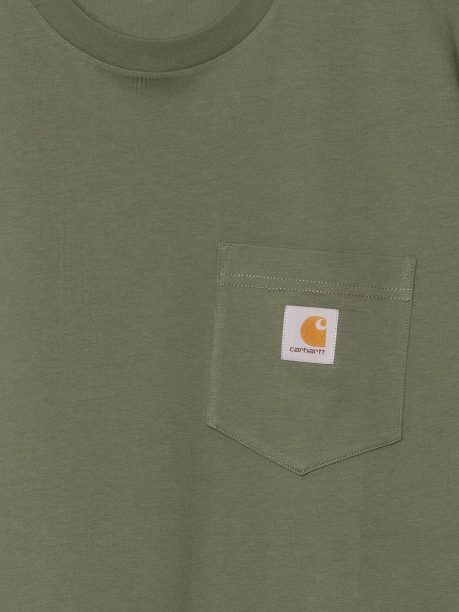 Carhartt WIP T-SHIRT IN COTONE CON LOGO, view 3