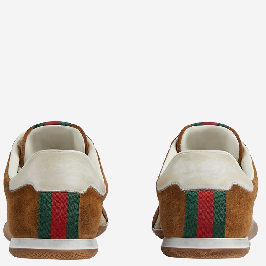 Gucci SNEAKERS SHIFT IN PELLE E TESSUTO, view 3
