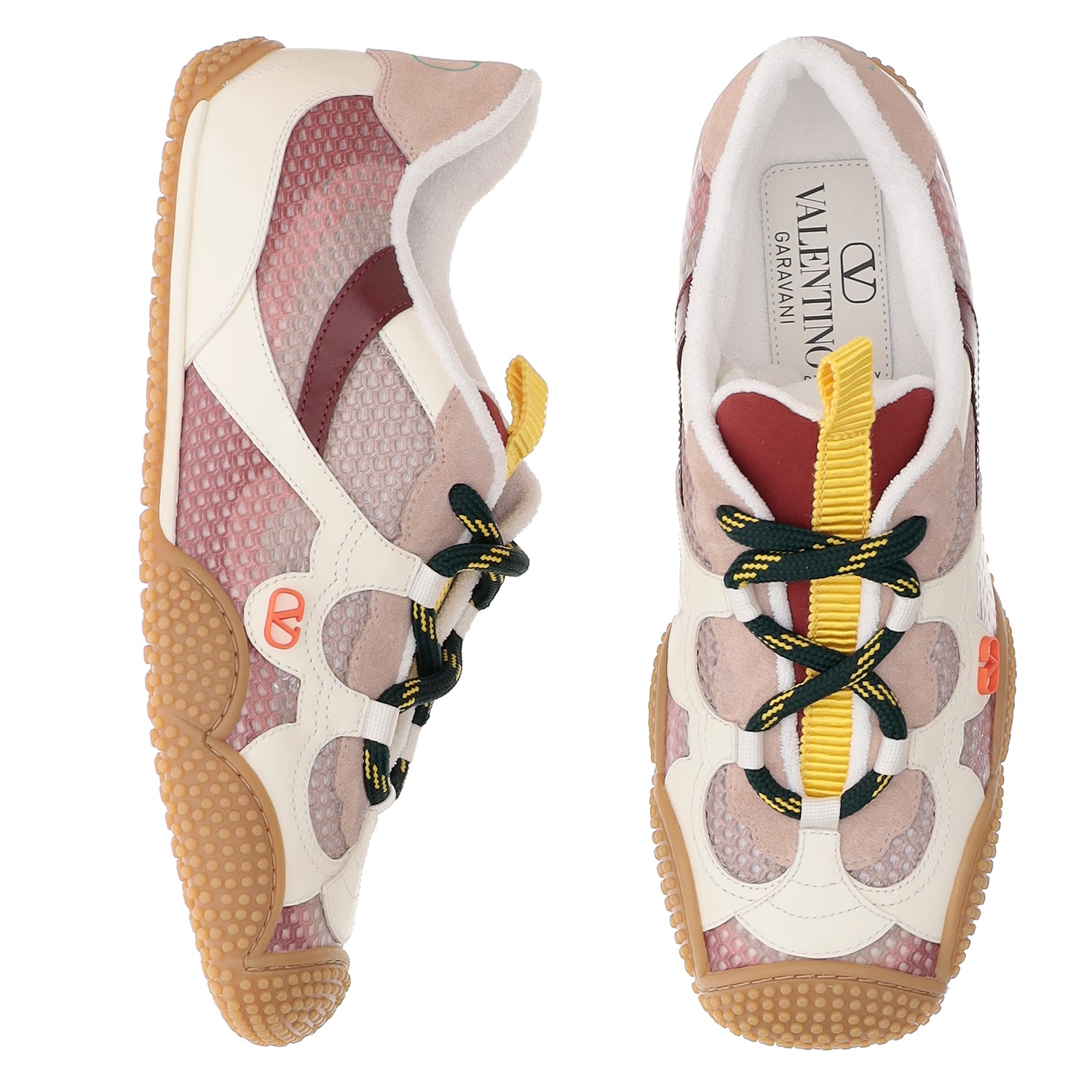 Valentino Garavani SNEAKER AMPHIBIA IN VITELLO GOMMATO, view 2