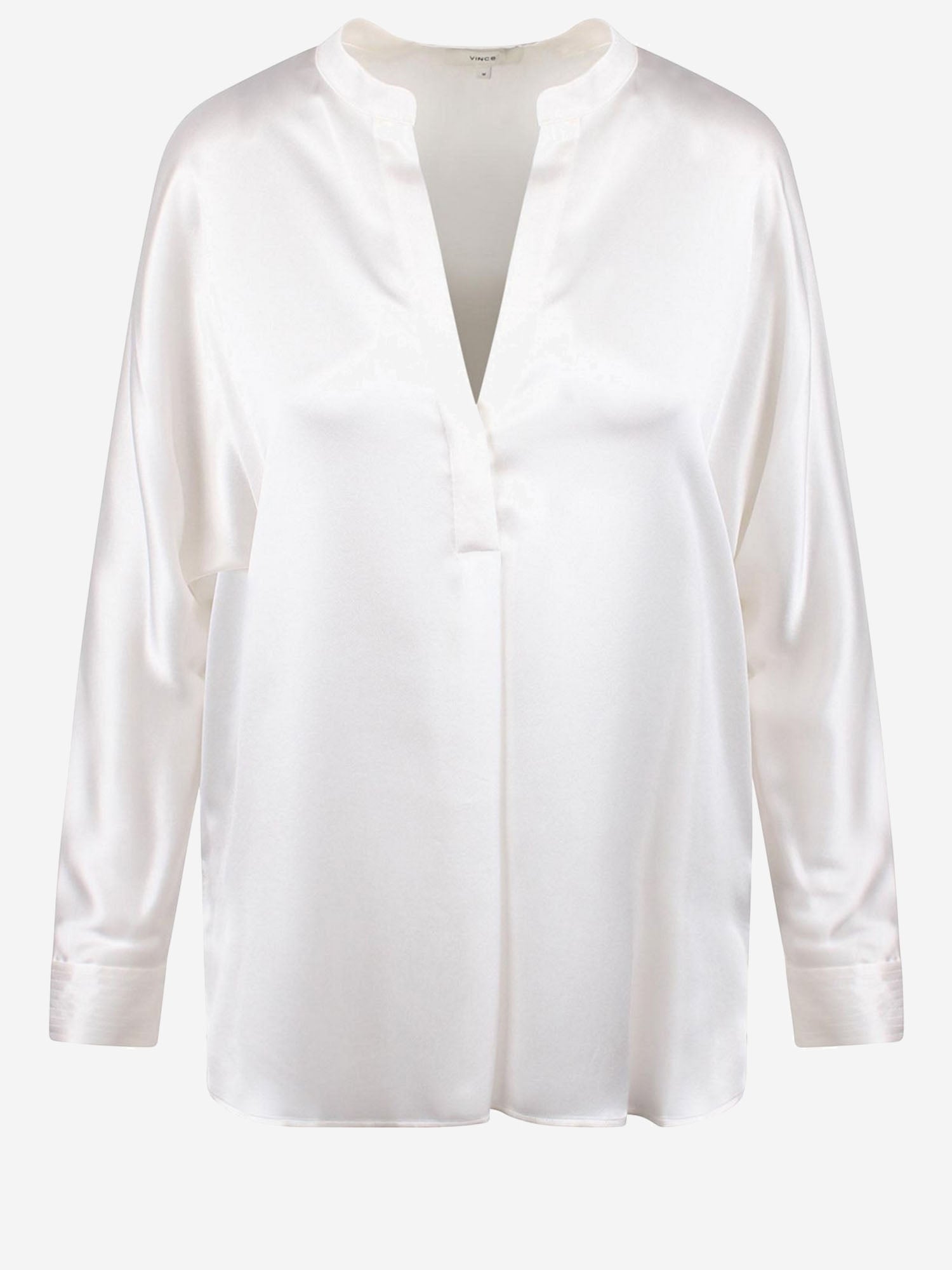 VINCE CAMICIA IN SETA CON SCOLLO A V