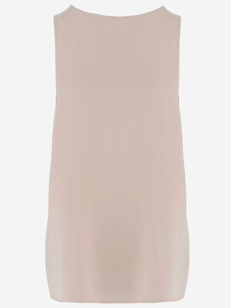ALLUDE TOP IN SETA STRETCH, view 2