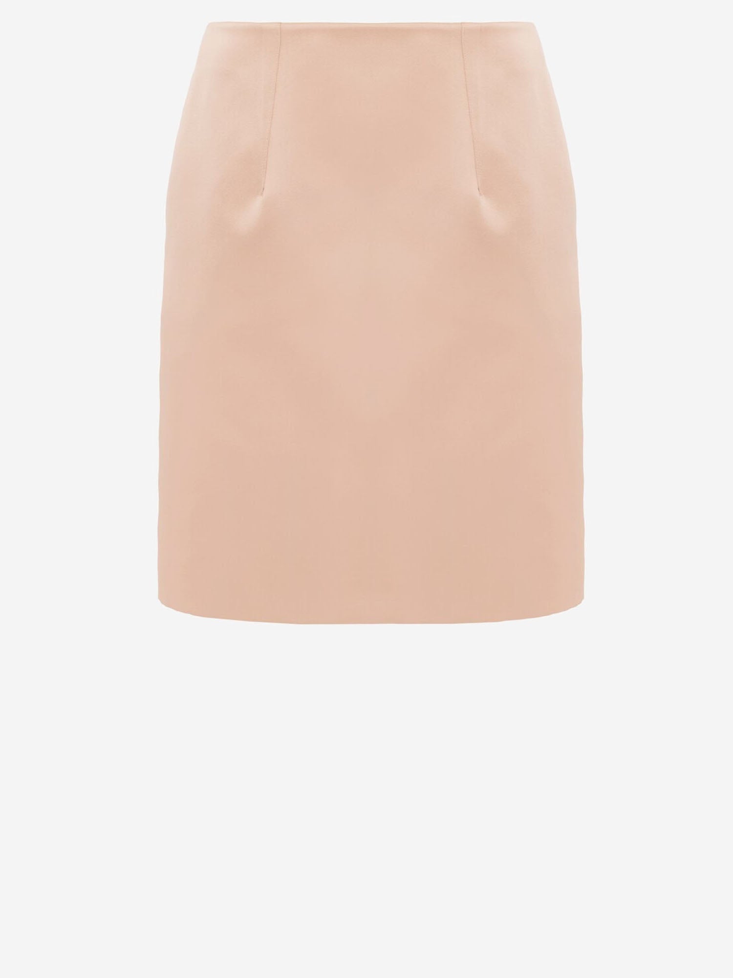 Chloé GONNA CORTA A TUBINO IN RASO DUCHESSE TECNICO