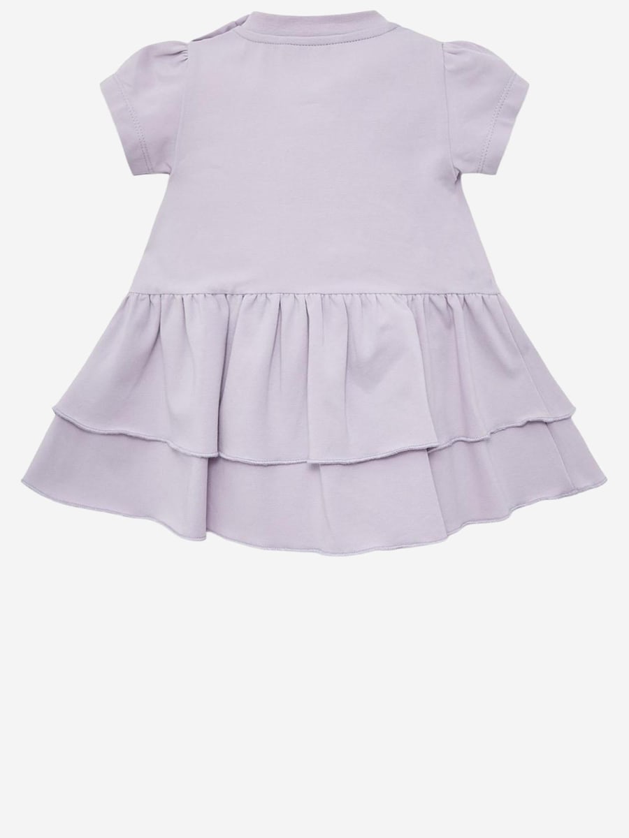 MONCLER ENFANTS ABITO IN COTONE CON RUCHES, view 2