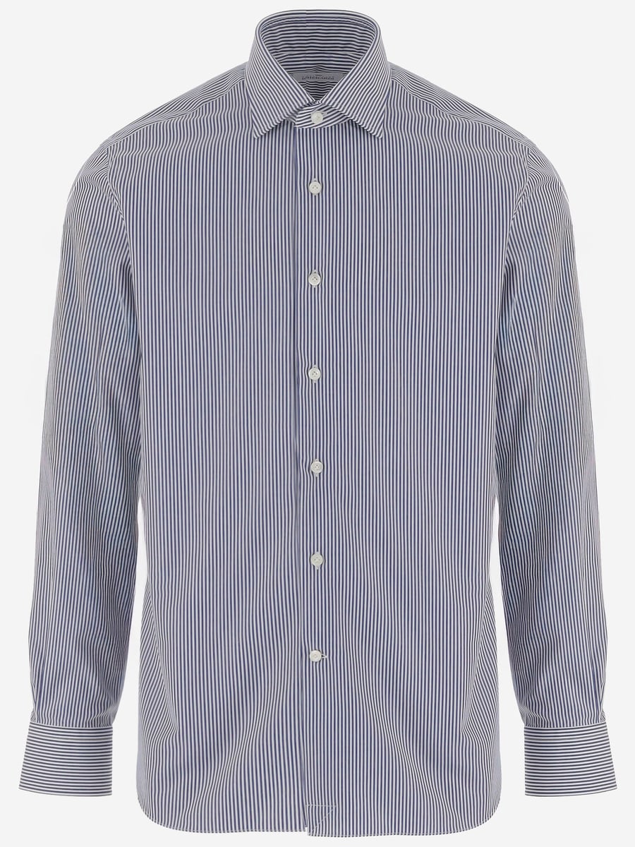 GHERARDI CAMICIA IN COTONE A RIGHE