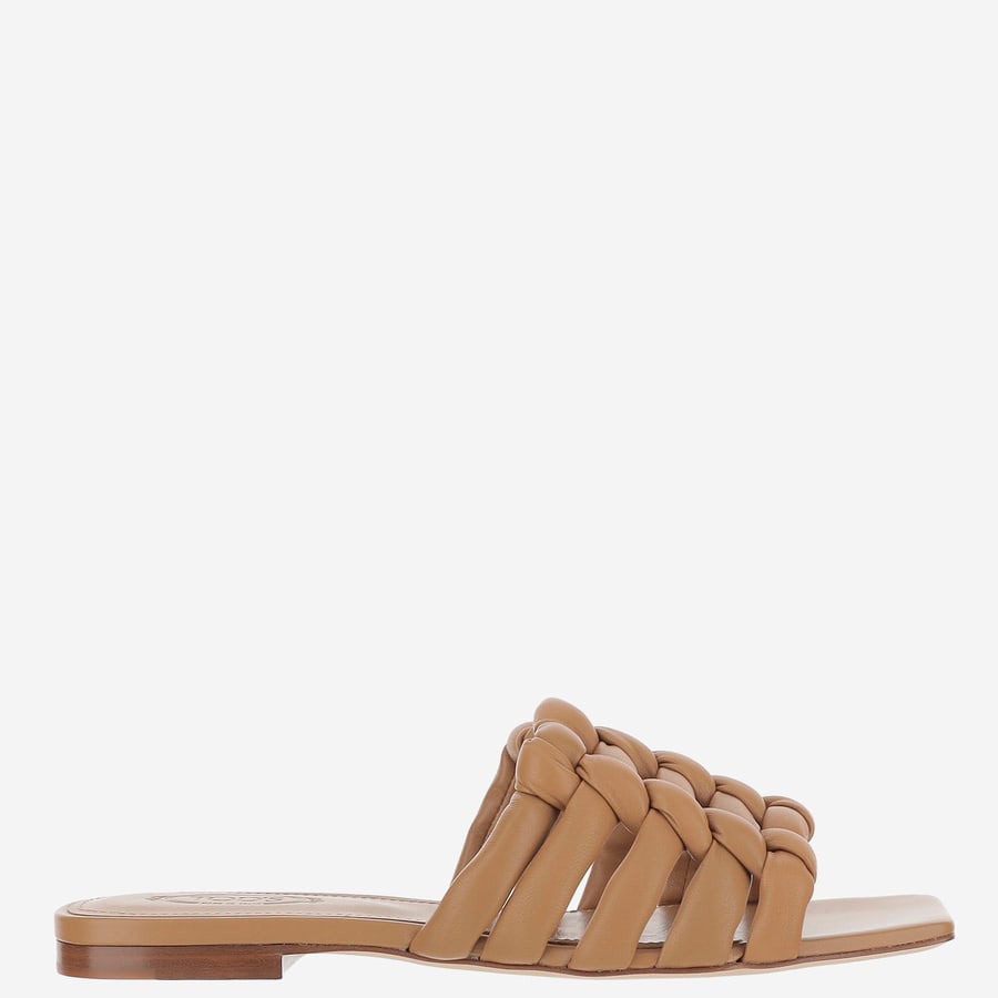 Tod's SANDALI IN PELLE INTRECCIATA