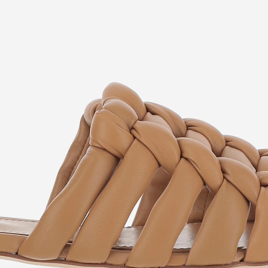 Tod's SANDALI IN PELLE INTRECCIATA, view 5