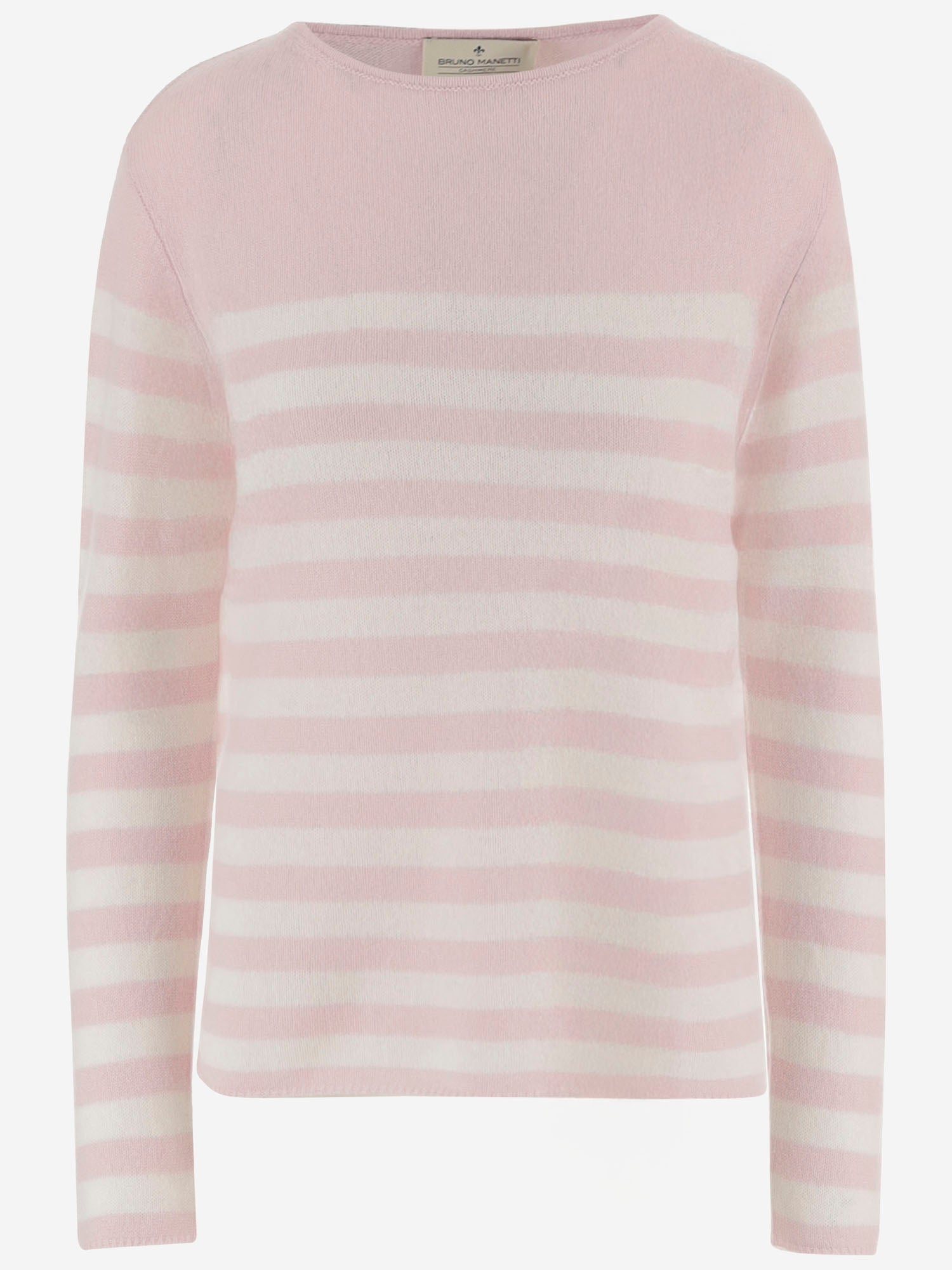 BRUNO MANETTI MAGLIA IN CASHMERE CON MOTIVO A RIGHE