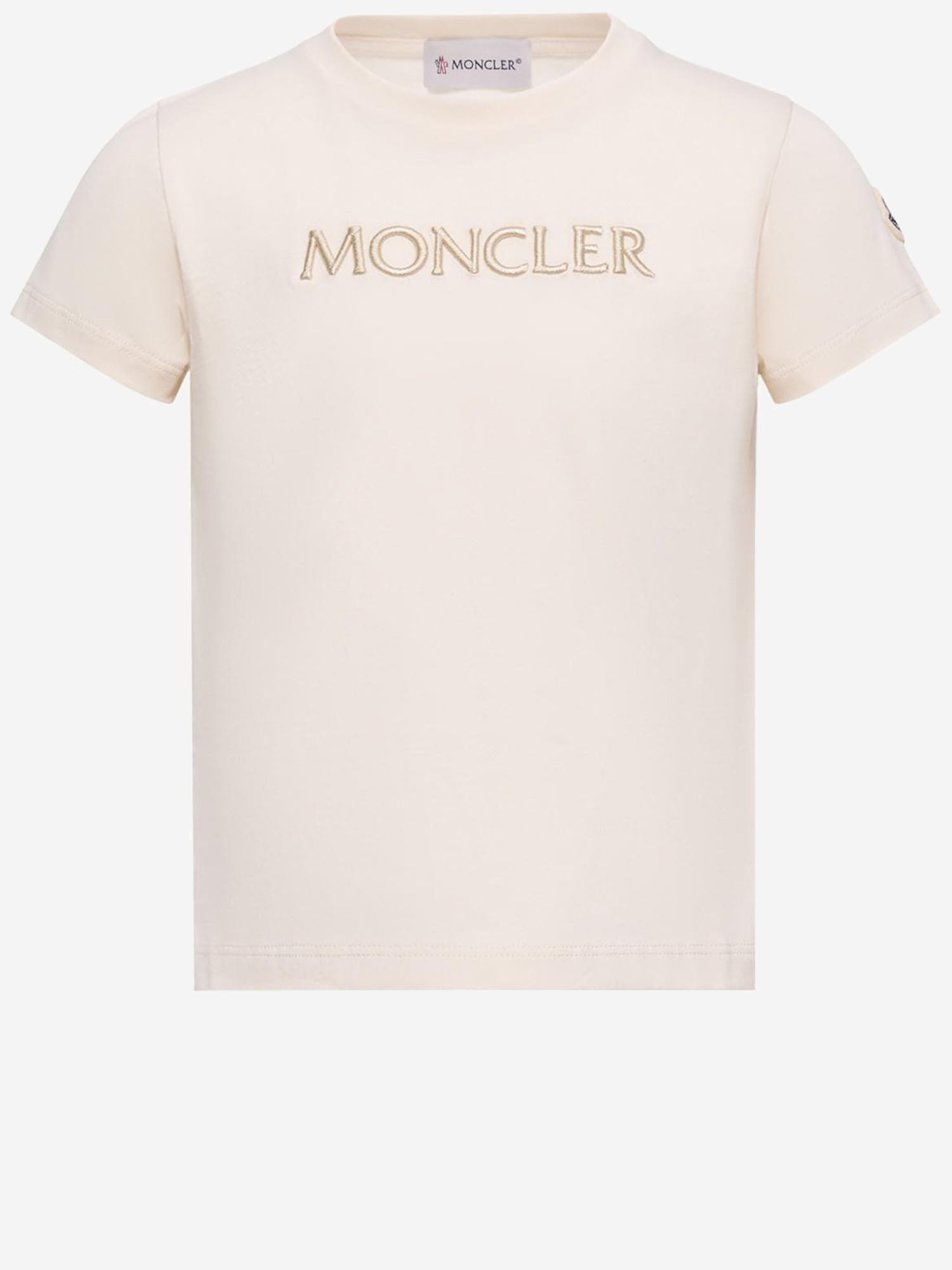 MONCLER ENFANTS T-SHIRT IN COTONE CON LOGO
