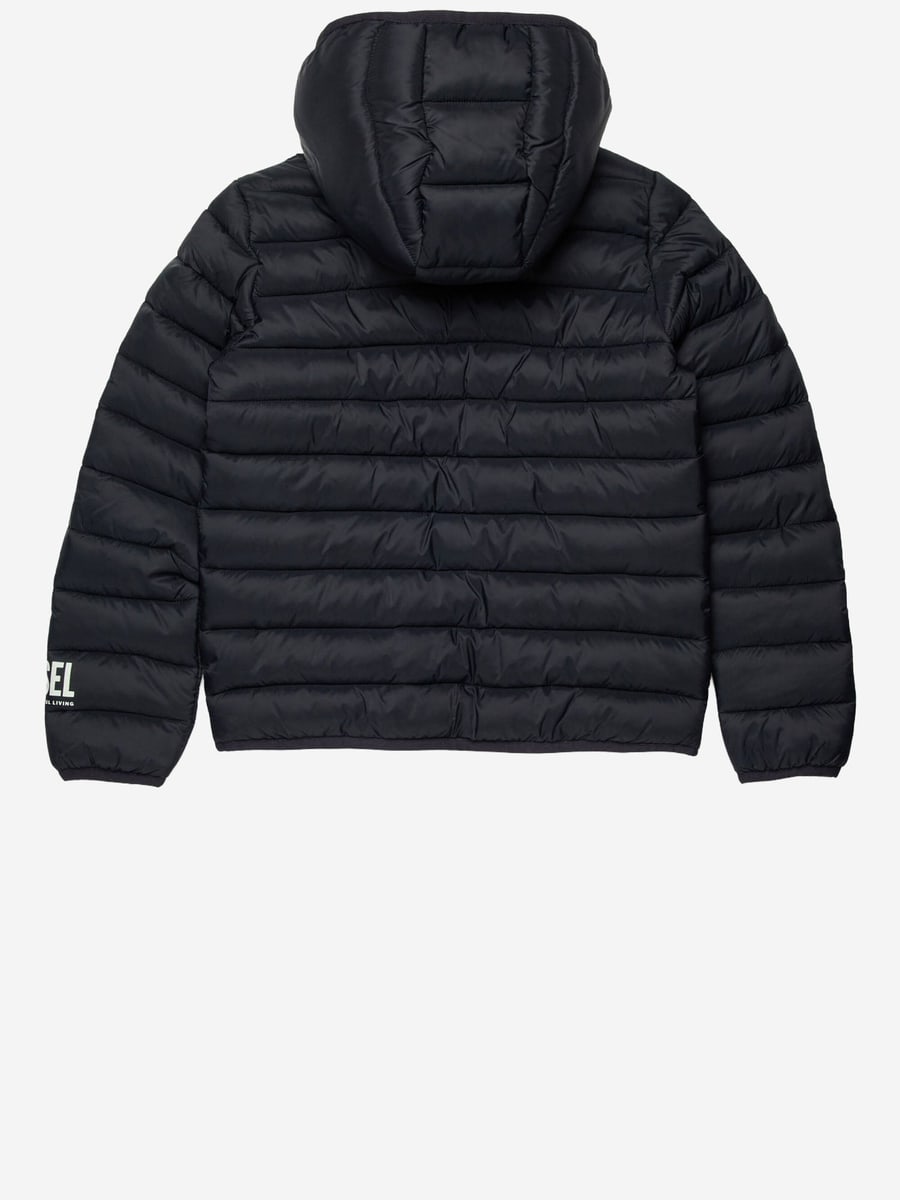 DIESEL KIDS PIUMINO IMBOTTITO CON LOGO, view 2