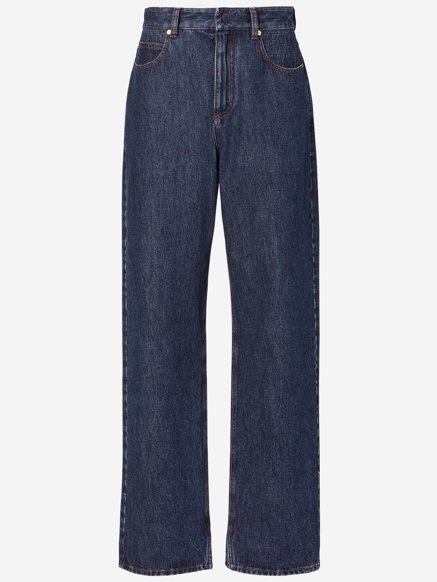 Fendi LONG JEANS IN COTONE