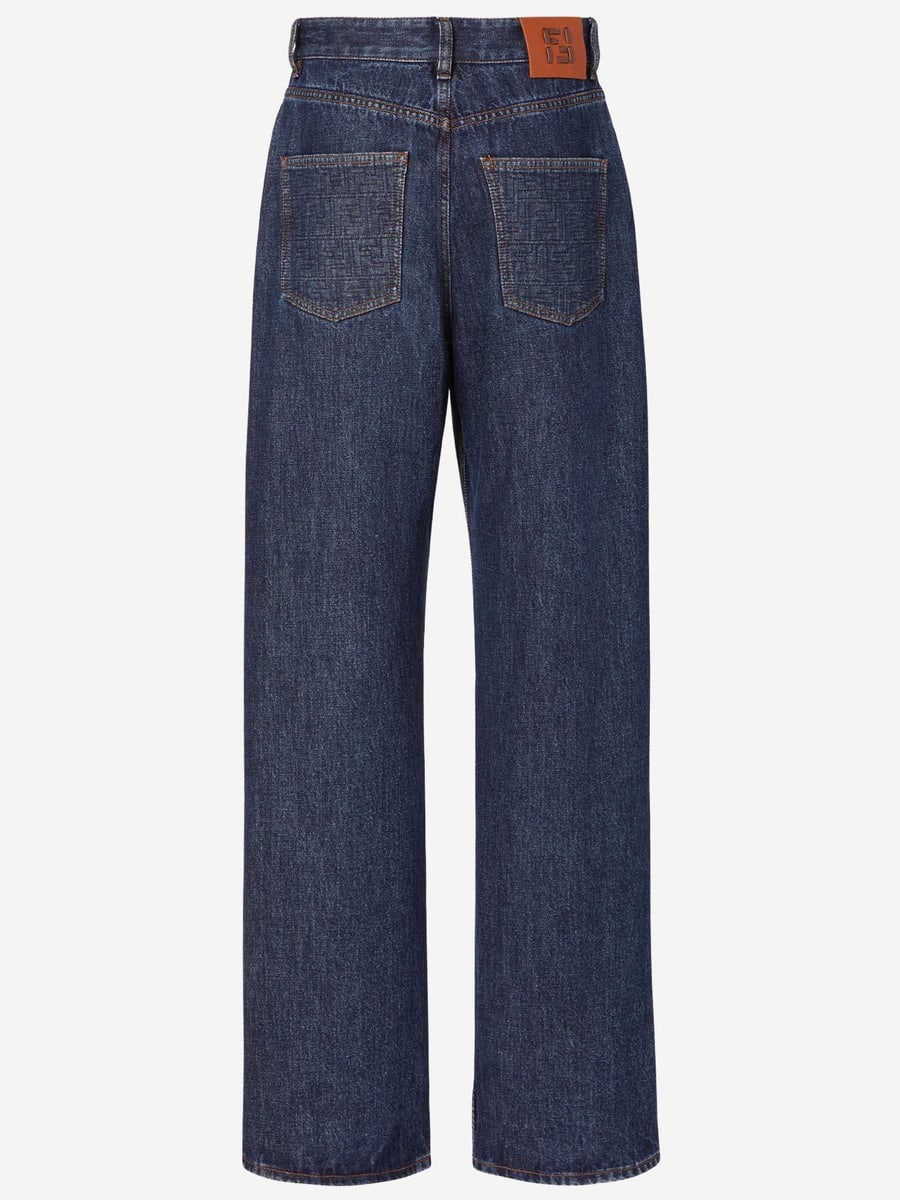 Fendi LONG JEANS IN COTONE, view 2