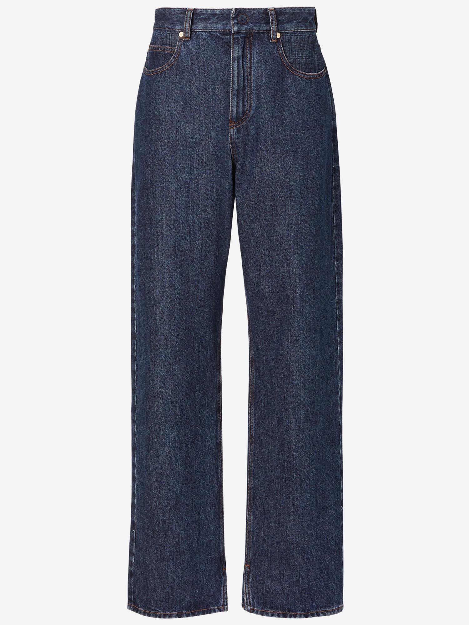 Fendi LONG JEANS IN COTONE