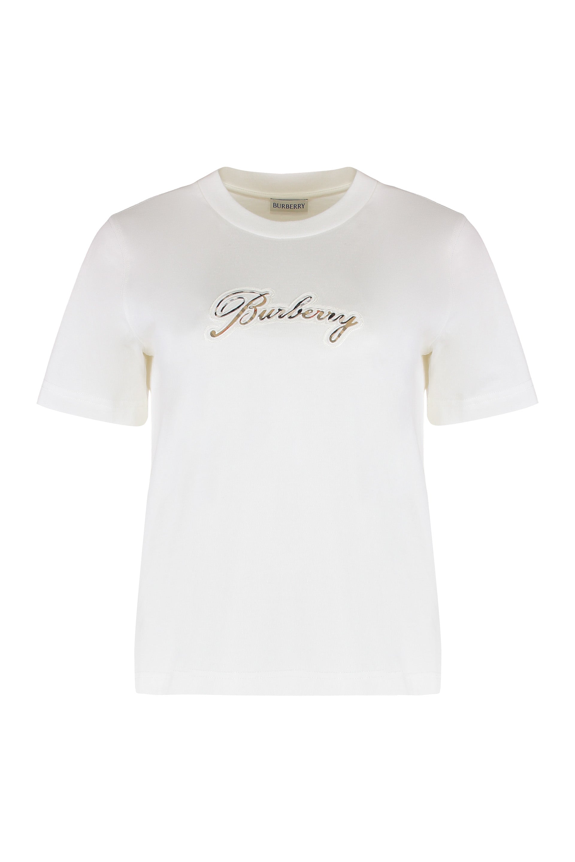 Burberry T-shirt in cotone con logo