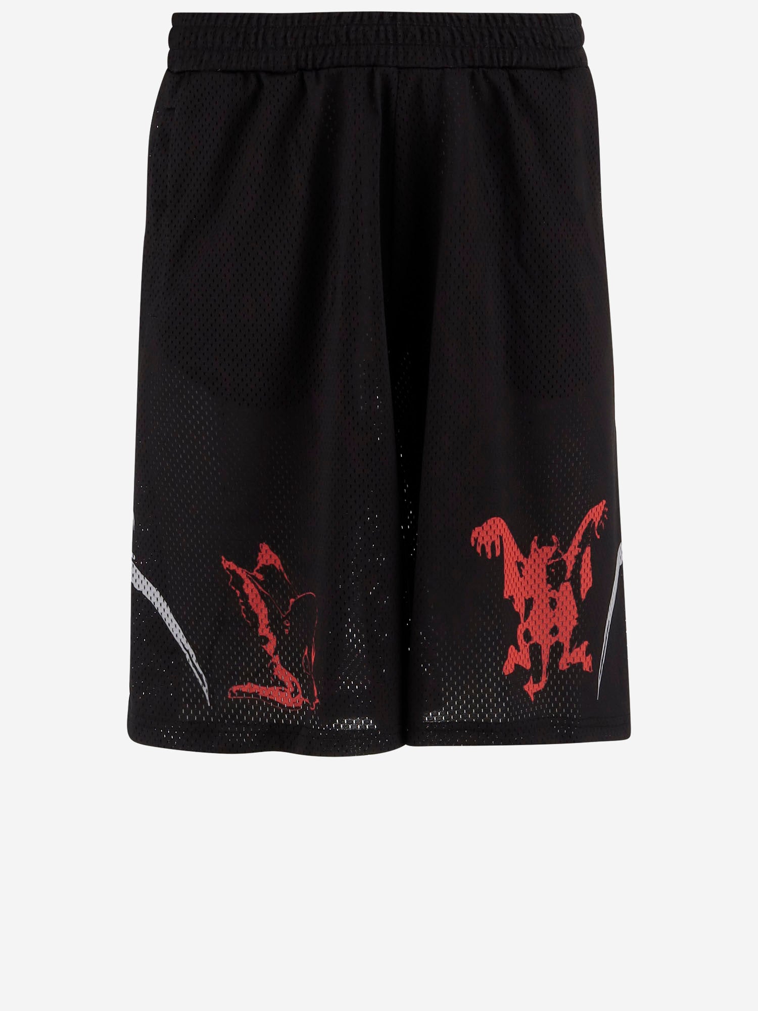 44 LABEL GROUP PANTALONI CORTI Y2K IN COTONE