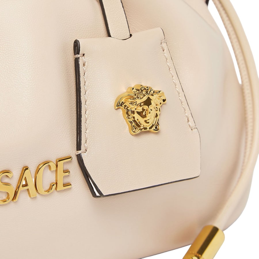 Versace VERSACE TAG MINI BORSA IN NAPPA, view 4