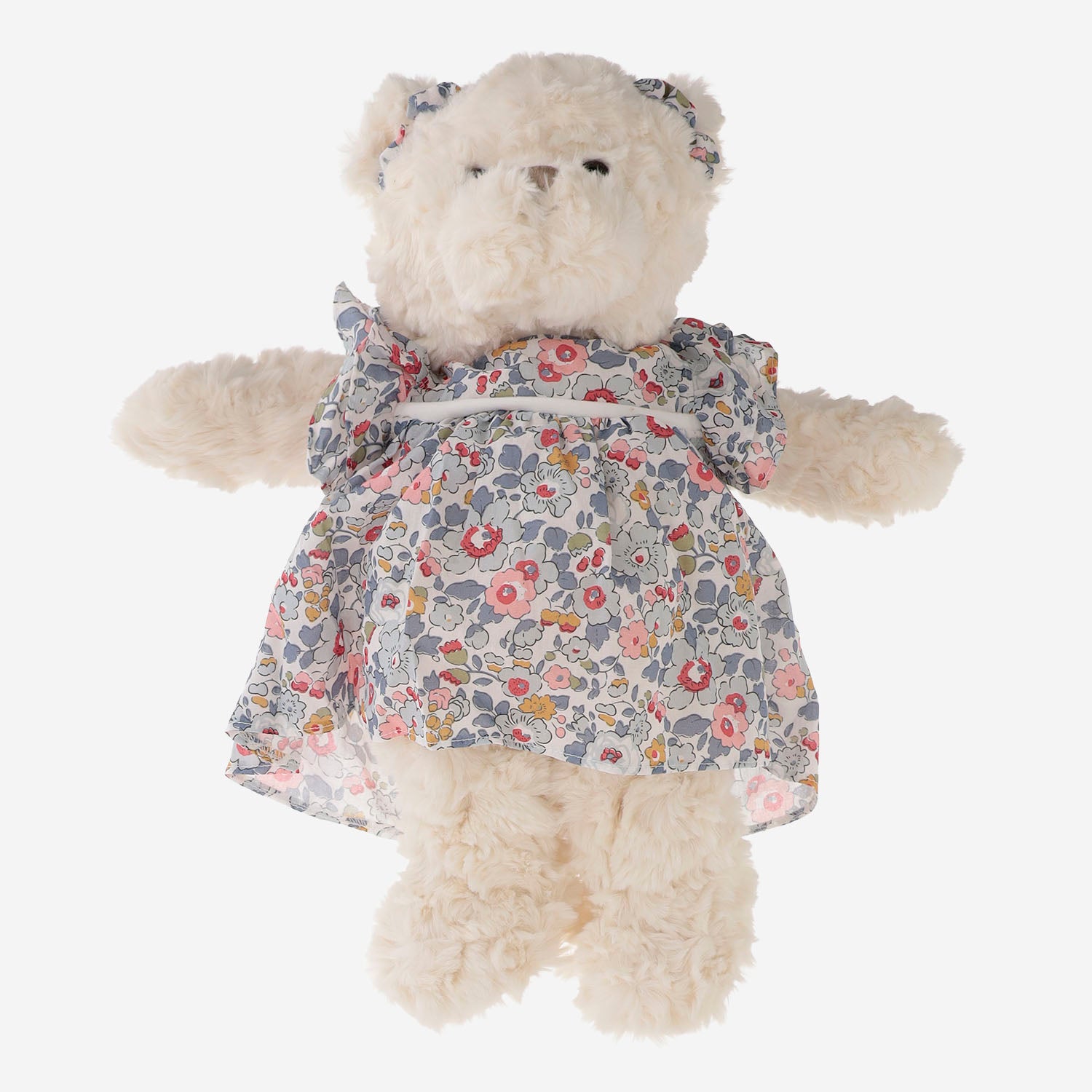 BUKOWSKI ORSACCHIOTTO VESTITO FLOREALE IN PELUCHE