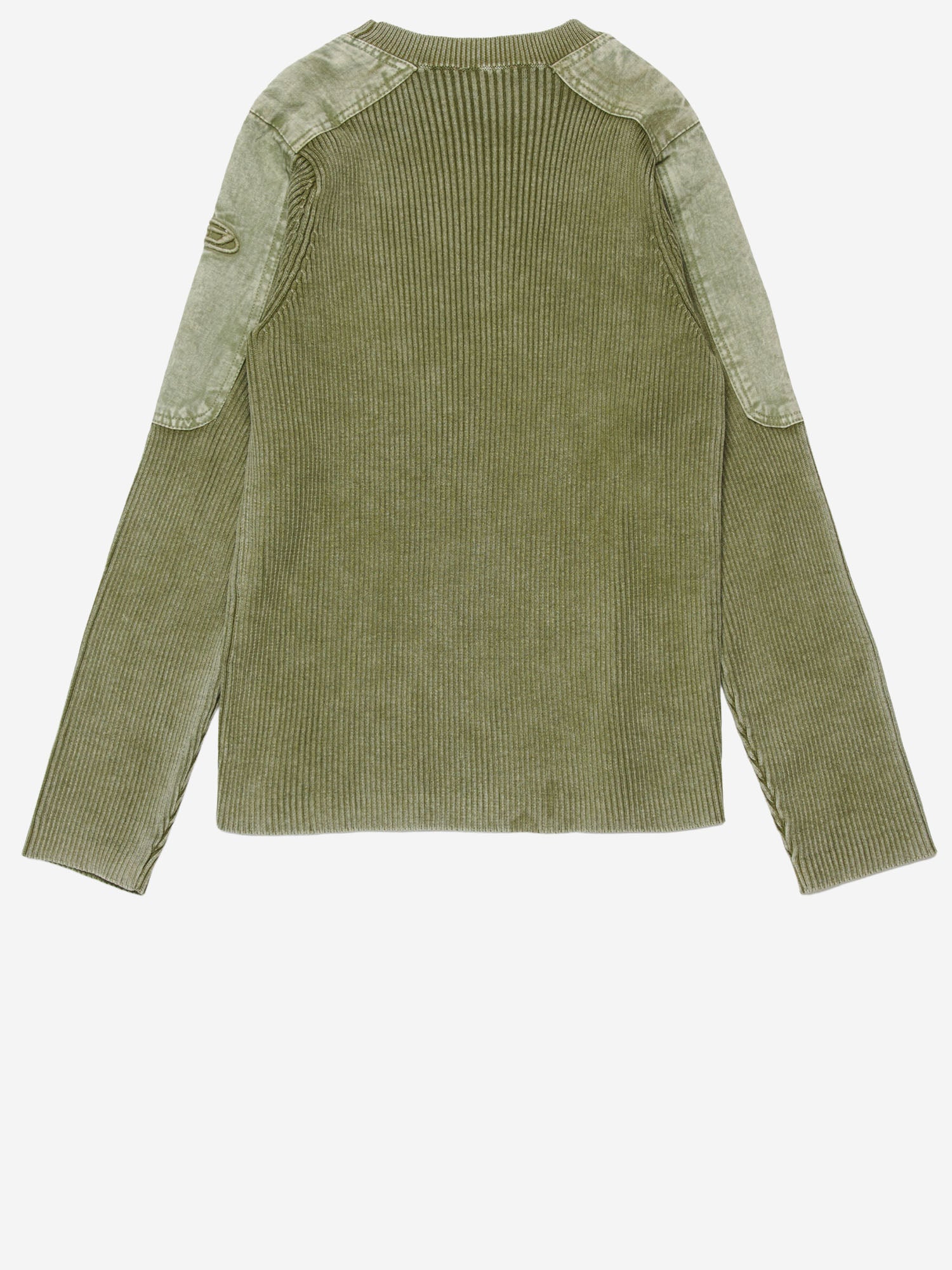 DIESEL KIDS MAGLIA KAMERYN IN COTONE CON PATCH SPALLA, view 2