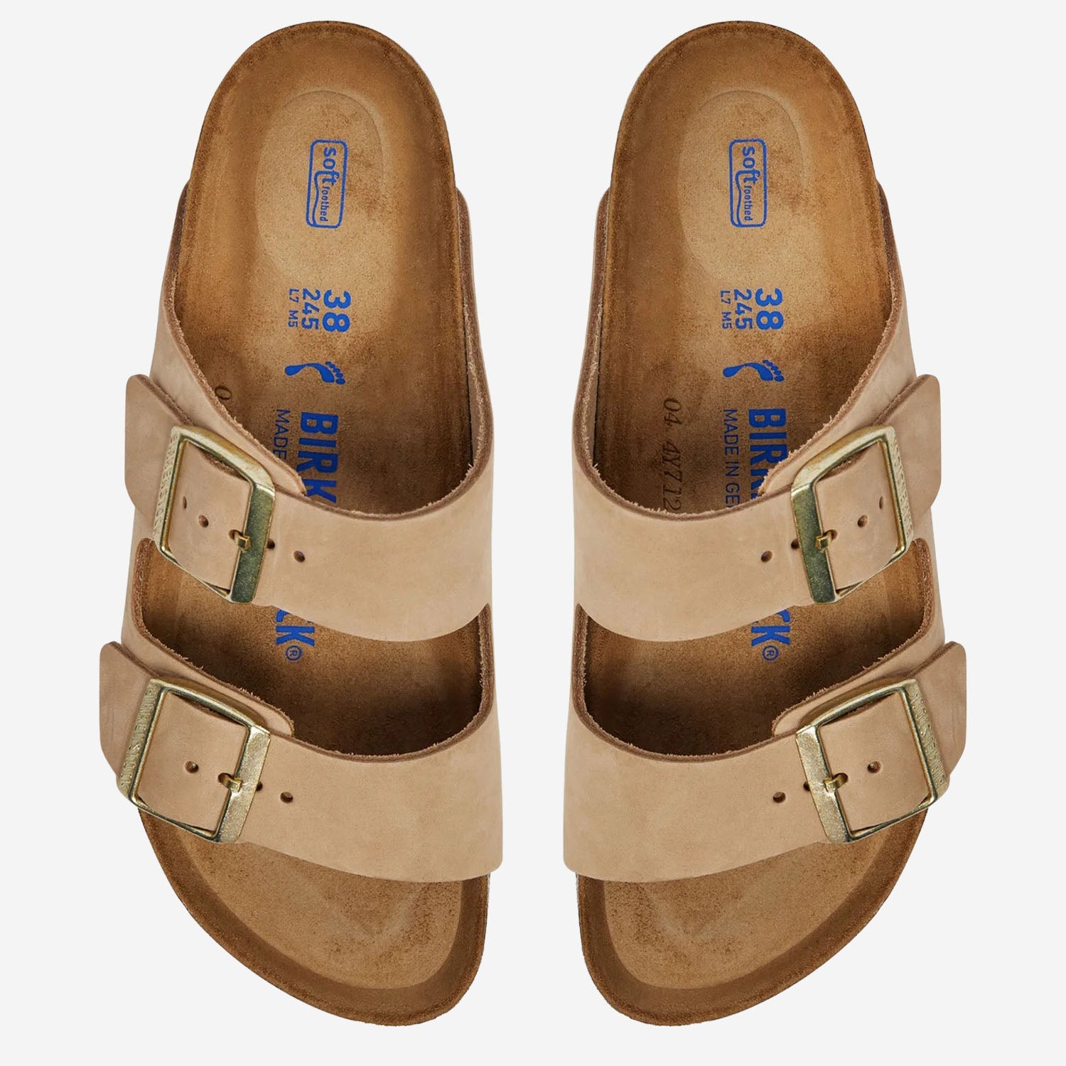 BIRKENSTOCK SANDALI ARIZONA IN PELLE, view 2