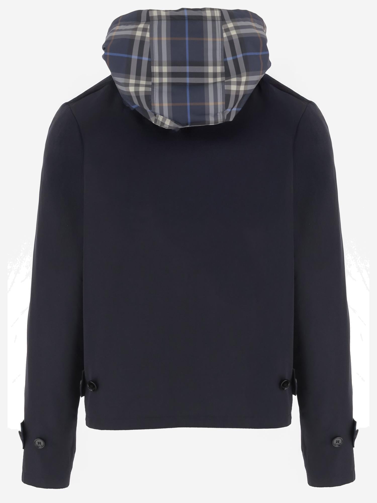 Burberry GIACCA REVERSIBILE IN COTONE CHECK, view 2