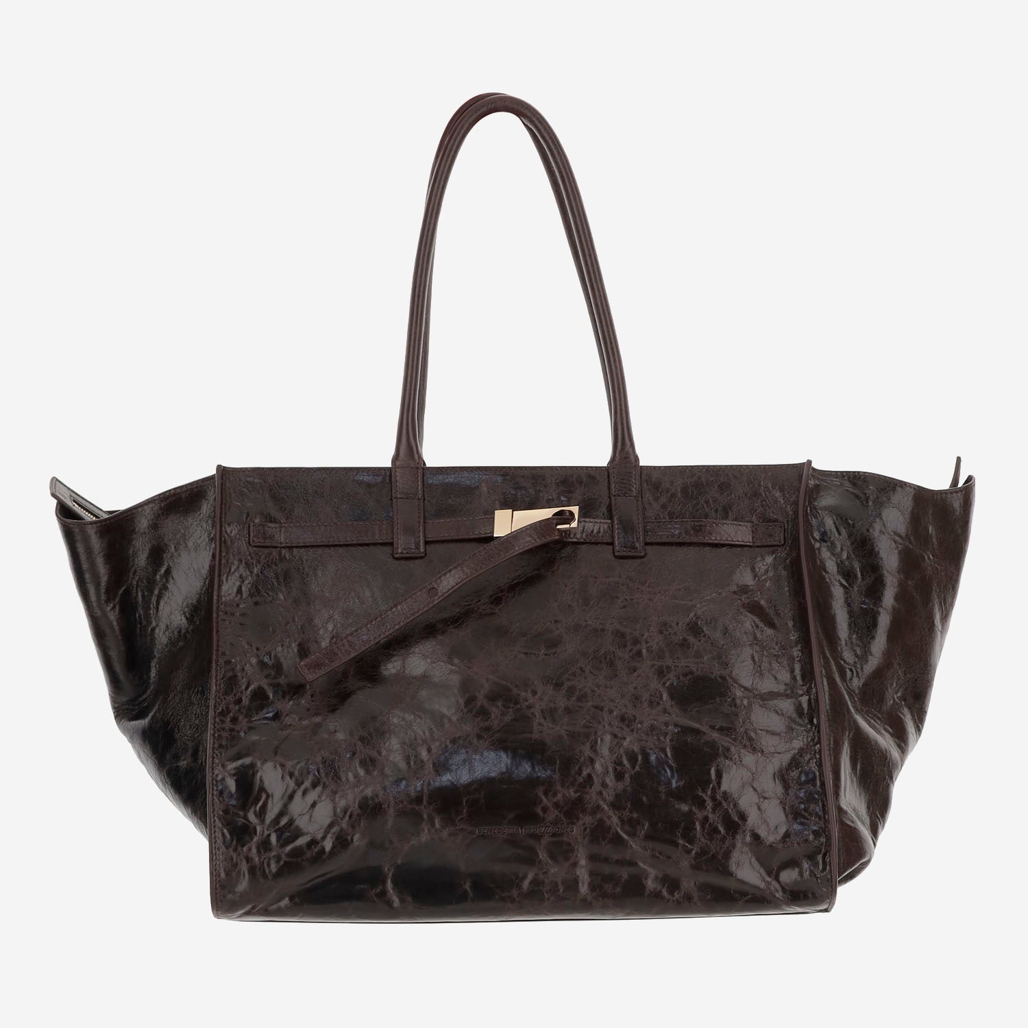 BENEDETTA BRUZZICHES BORSA MAME WEEKEND IN PELLE