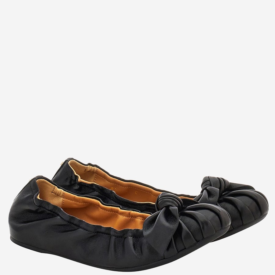 Ferragamo BALLERINE IN NAPPA CON FIOCCO, view 3