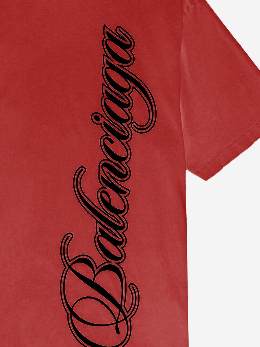 Balenciaga T-SHIRT IN COTONE STAMPA LOGO, view 3
