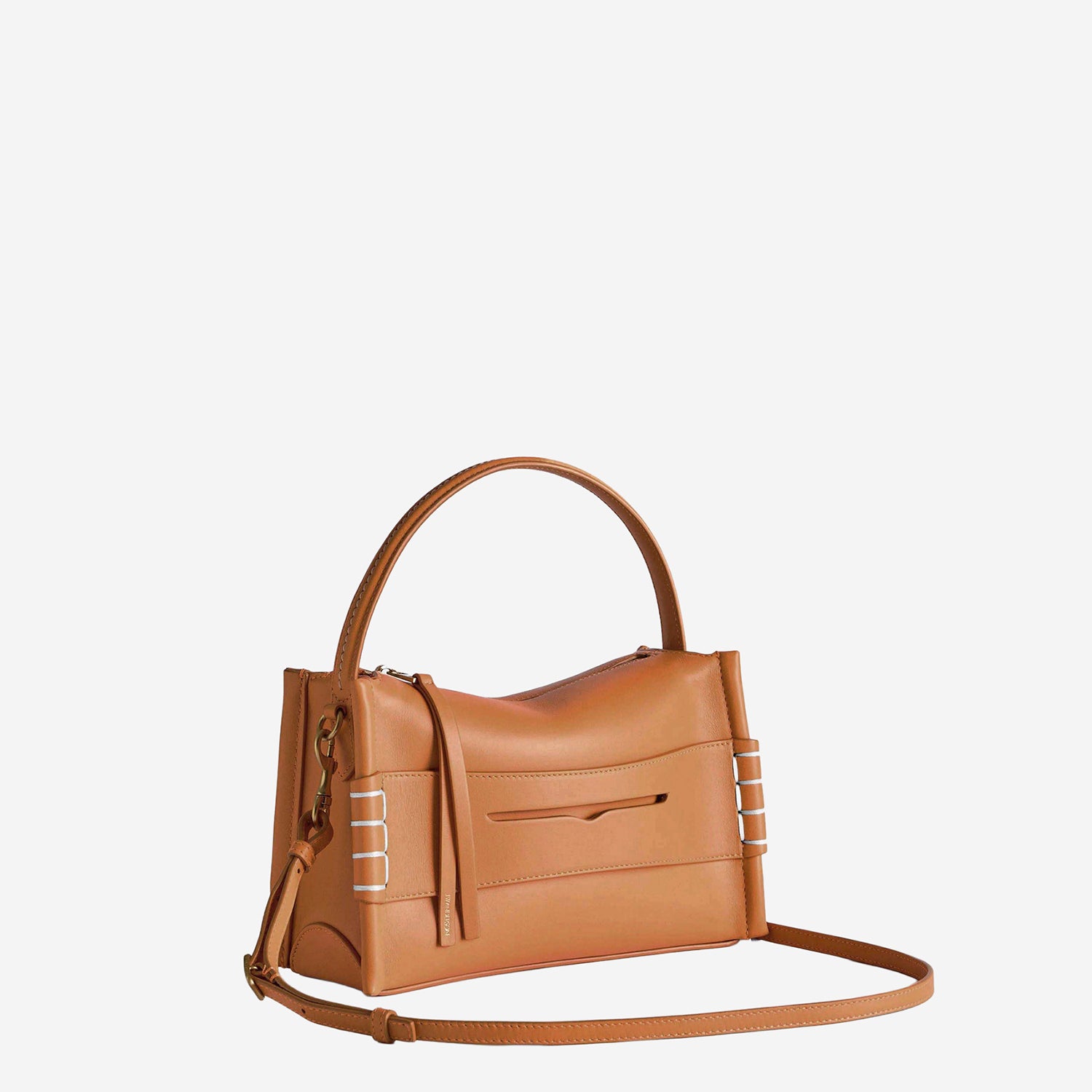JW Anderson BORSA PICCOLA LOAFER IN PELLE CON LOGO, view 2
