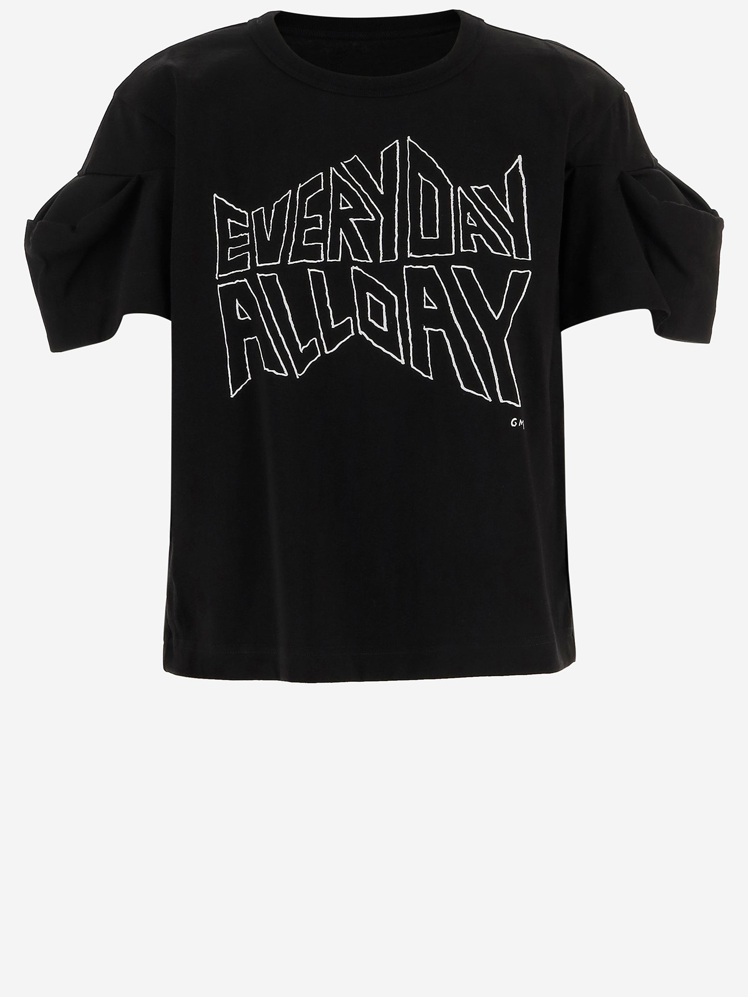 SACAI T-SHIRT IN COTONE CON MANICHE DOPPIE