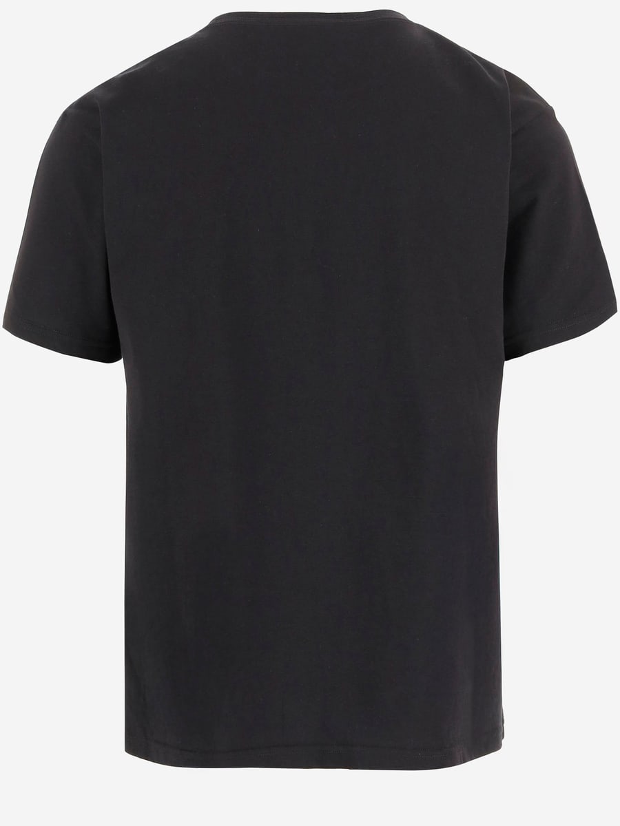 VALENTINO T-SHIRT IN COTONE CON STAMPA PANTHER, view 2