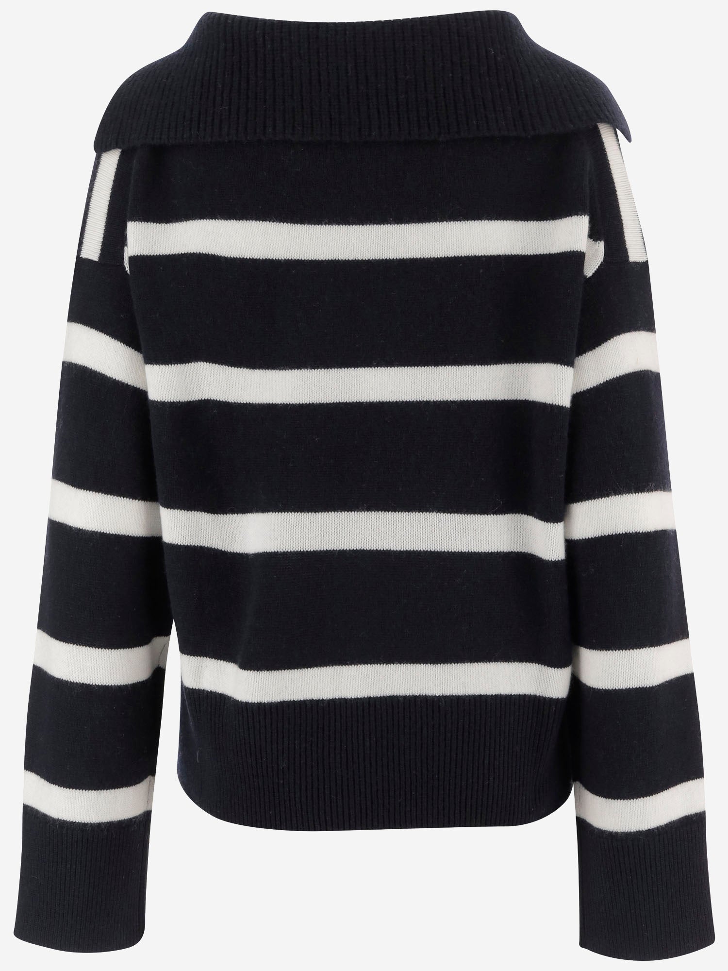 ALLUDE MAGLIONE A RIGHE  IN CASHMERE, view 2