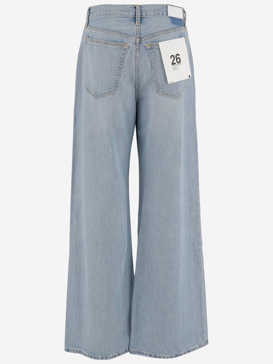 RE/DONE JEANS IN COTONE E LYOCELL, view 2