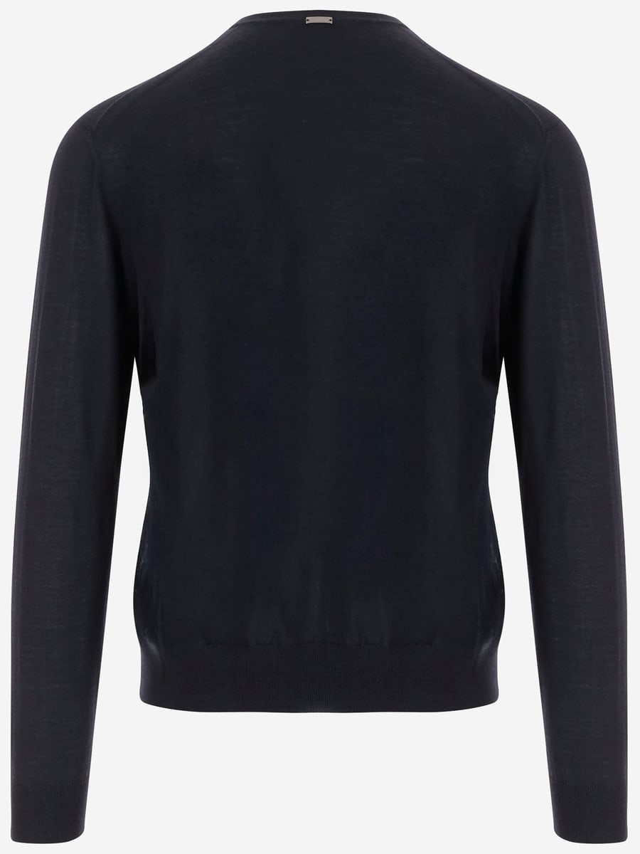 Herno MAGLIA IN LANA E SETA, view 2