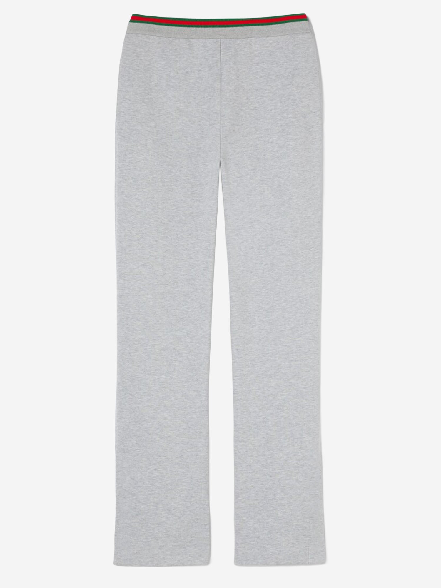 Gucci PANTALONI LEISURE IN JERSEY DI COTONE CON WEB, view 2