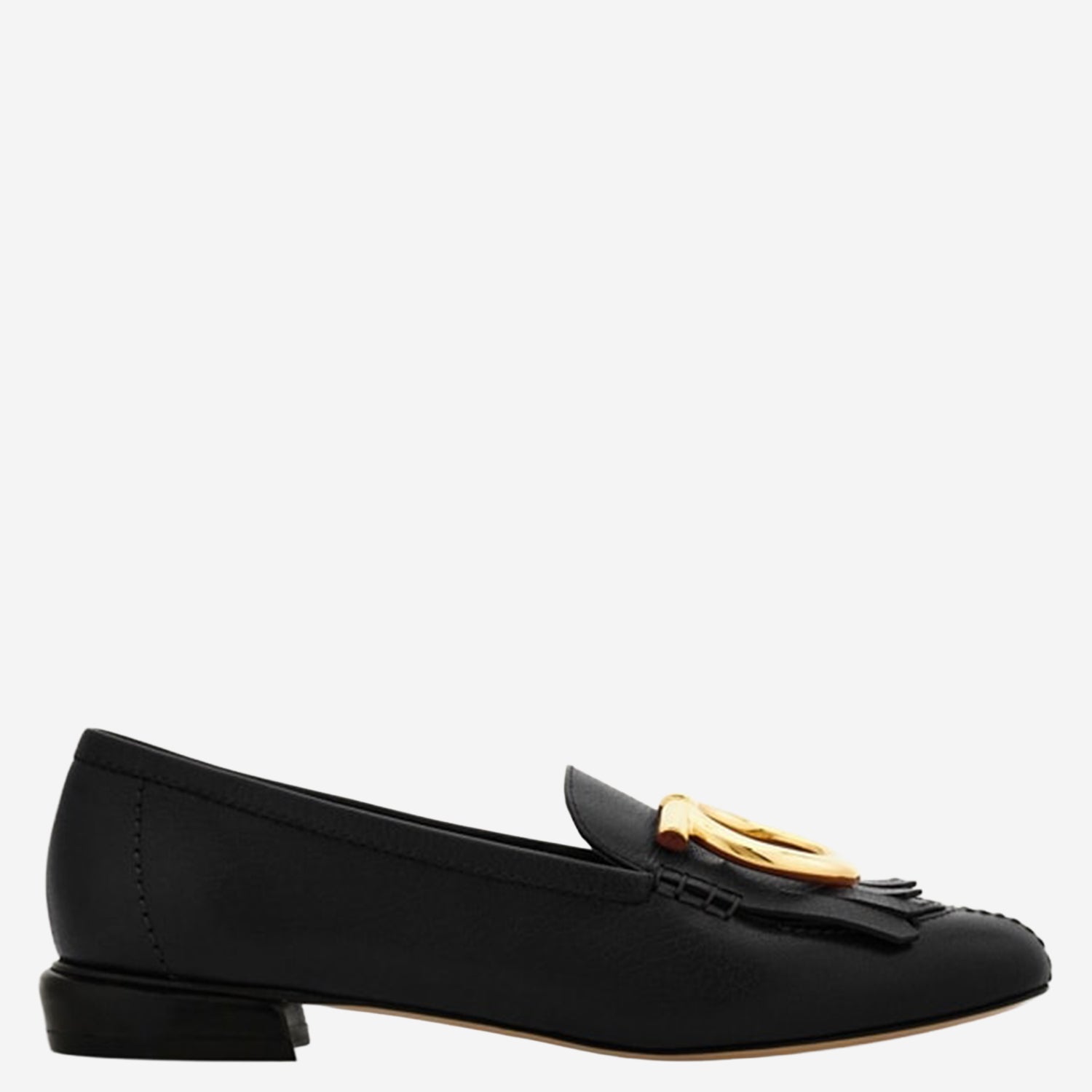 Ferragamo MOCASSINI SILVY CON DETTAGLIO FRANGE IN PELLE
