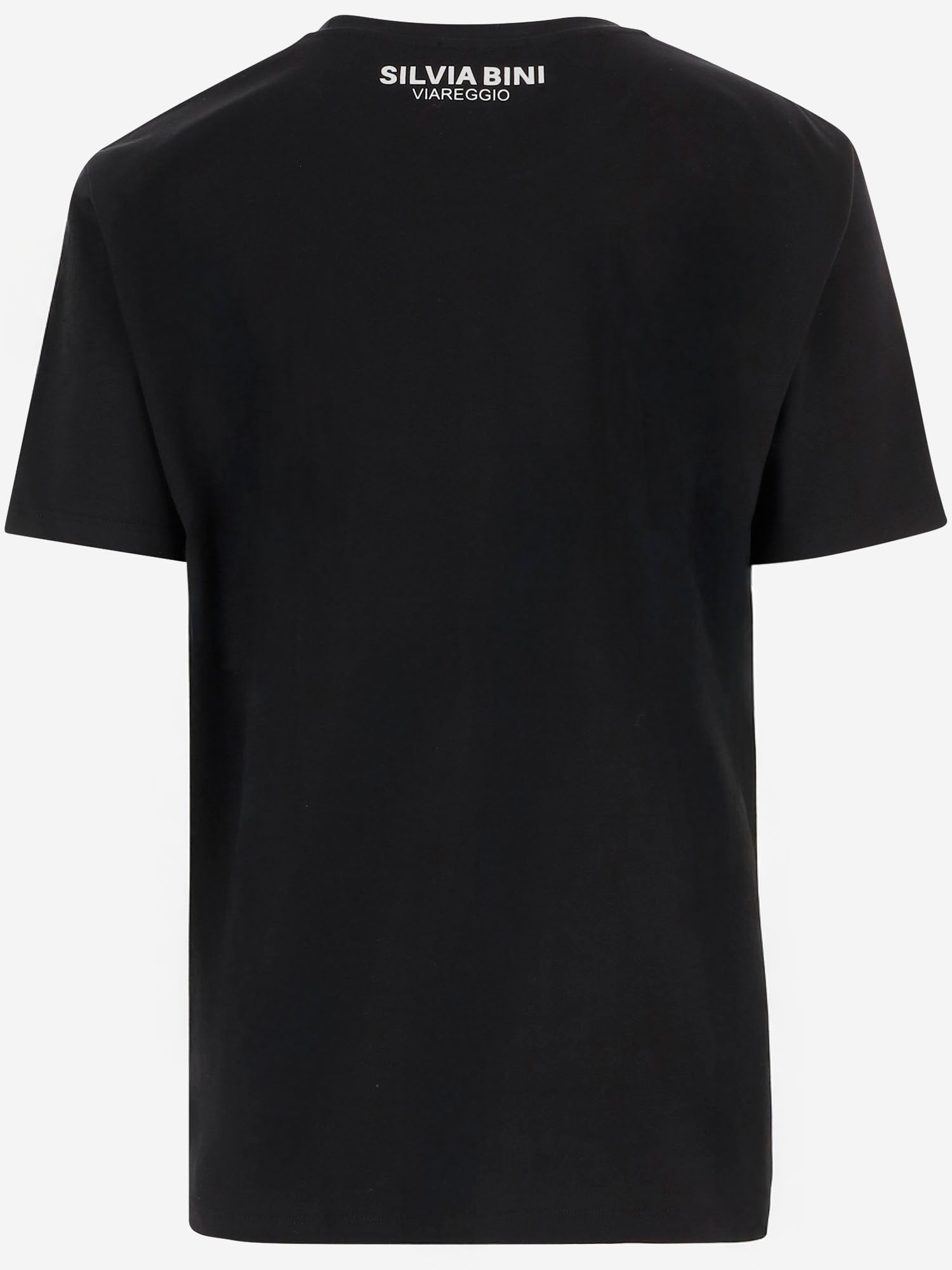 BINI SILVIA T-SHIRT FOLLOWING YONDER STAR IN COTONE STRETCH, view 2