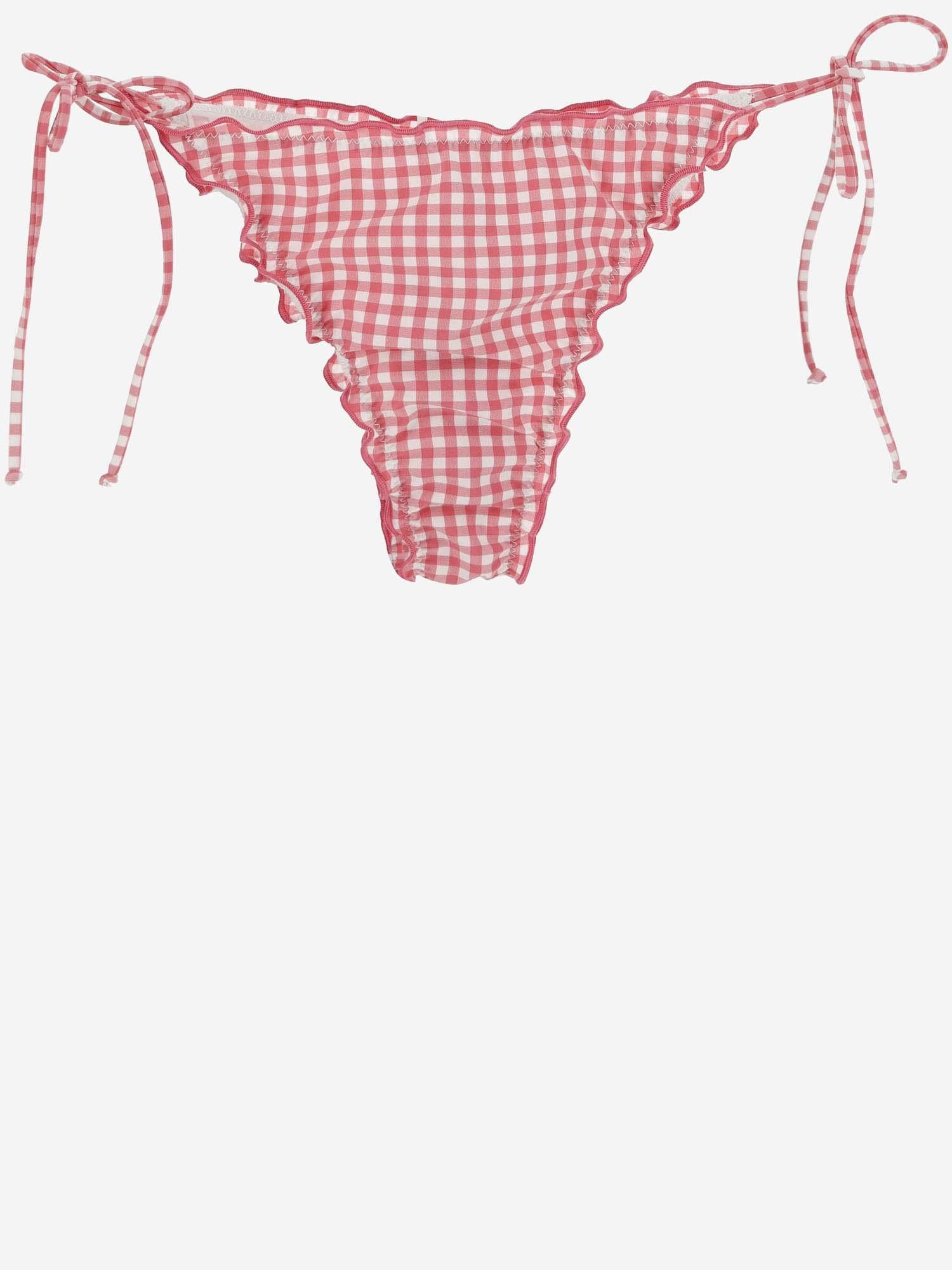 MC2 SAINT BARTH SLIP BIKINI CON MOTIVO A QUADRETTI