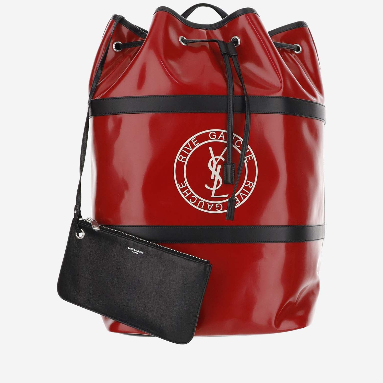 Saint Laurent BORSA A TRACOLLA RIVE GAUCHE IN TELA, view 2