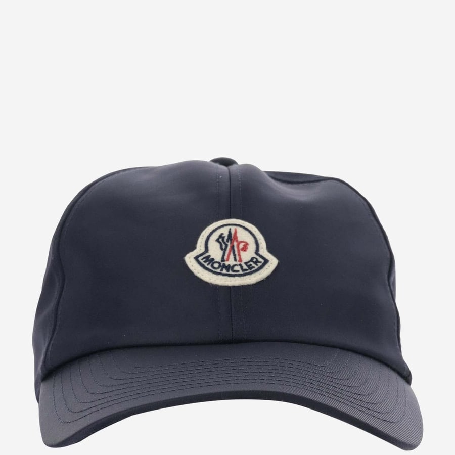 Moncler CAPPELLO DA BASEBALL IN IN SATIN CON LOGO