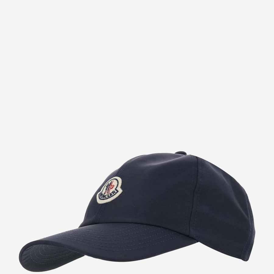 Moncler CAPPELLO DA BASEBALL IN IN SATIN CON LOGO, view 2