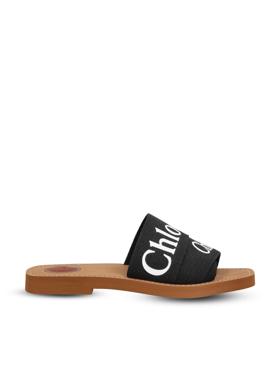 Chloé Ciabatte realizzate in lino