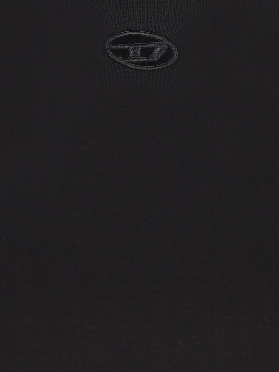 Diesel T-Shirt realizzata in cotone ed elastan., view 4