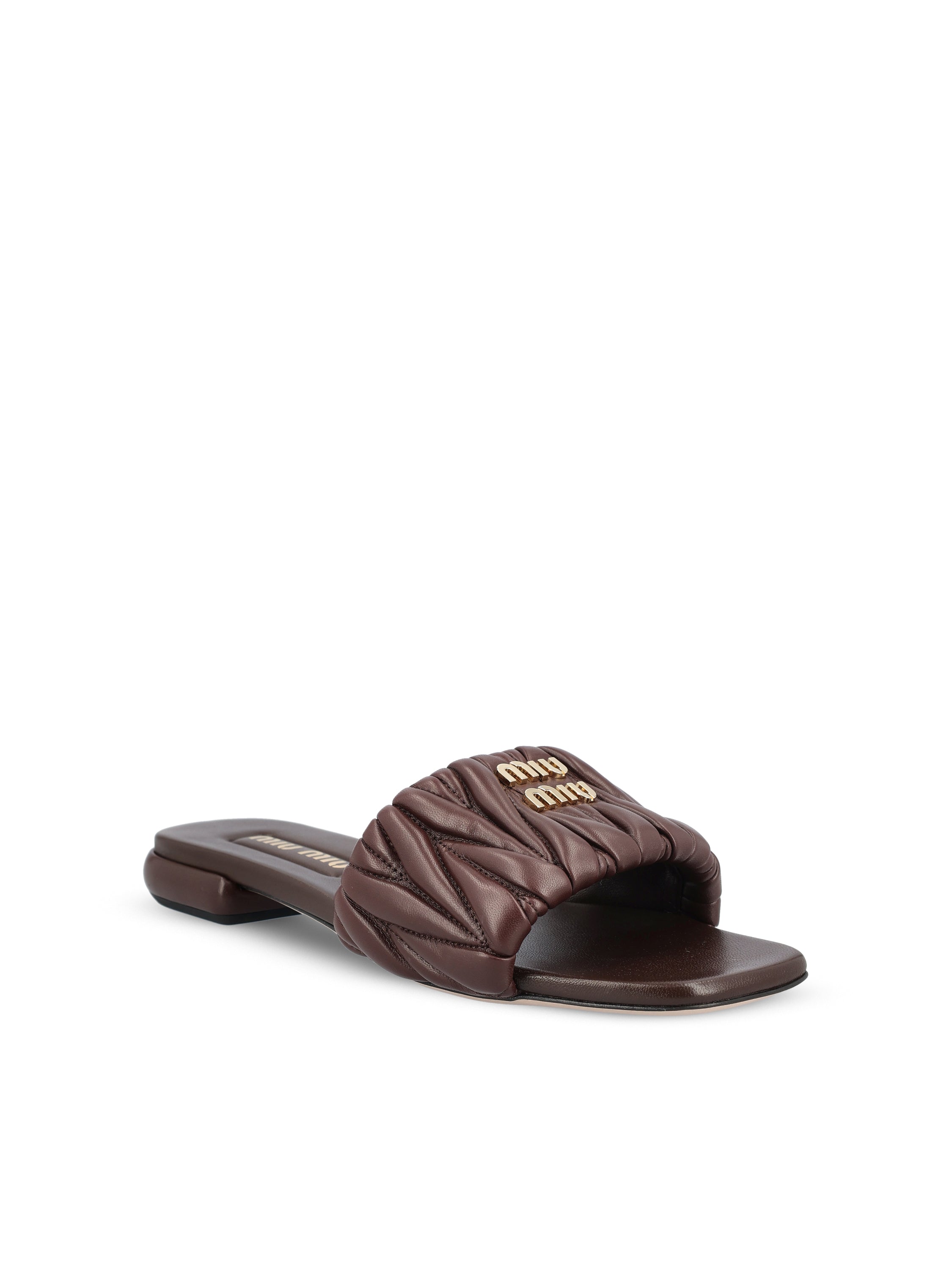 Miu Miu Sandali realizzati in pelle., view 2