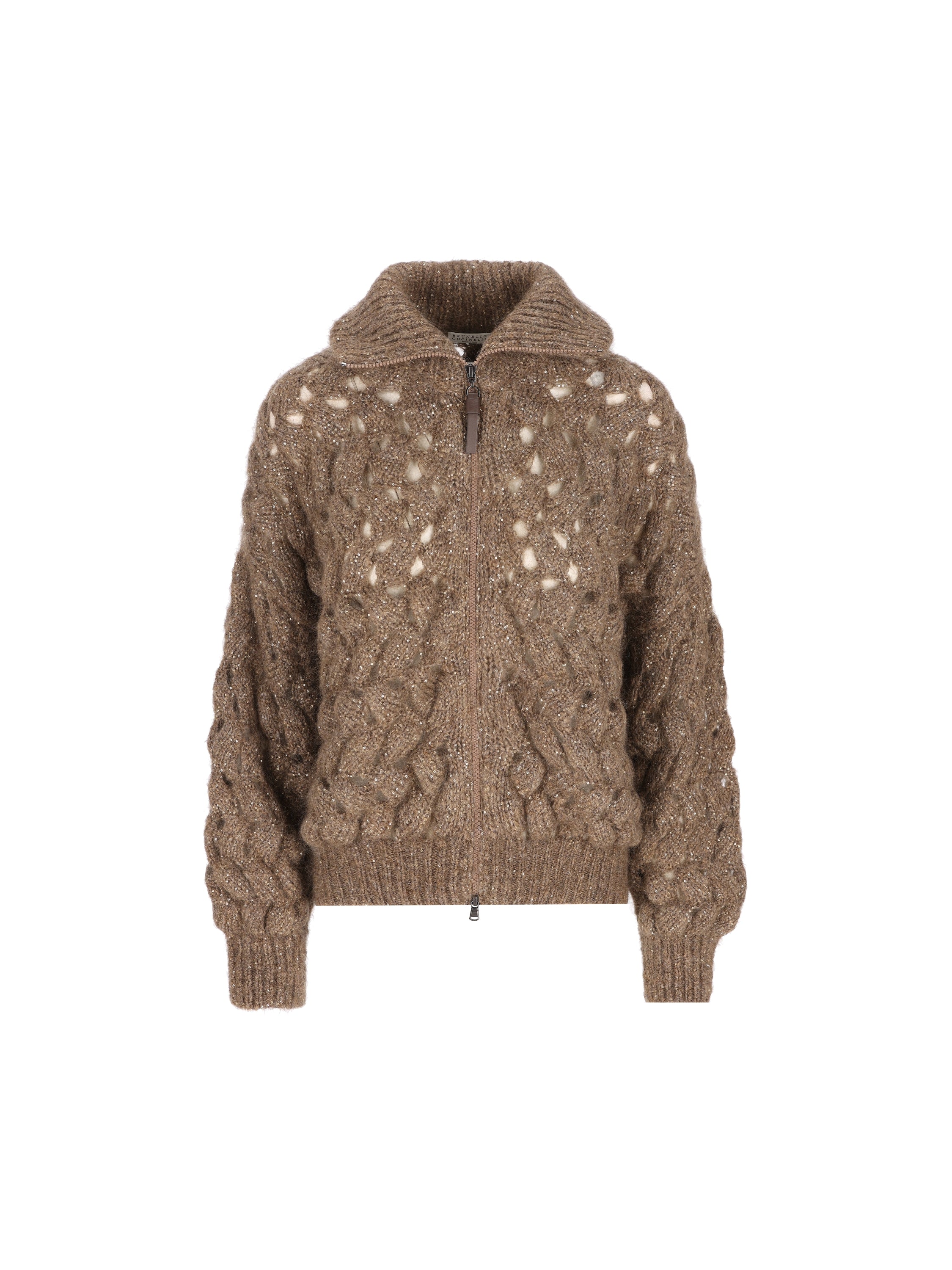 Brunello Cucinelli Cardigan realizzato in mohair e poliammide.