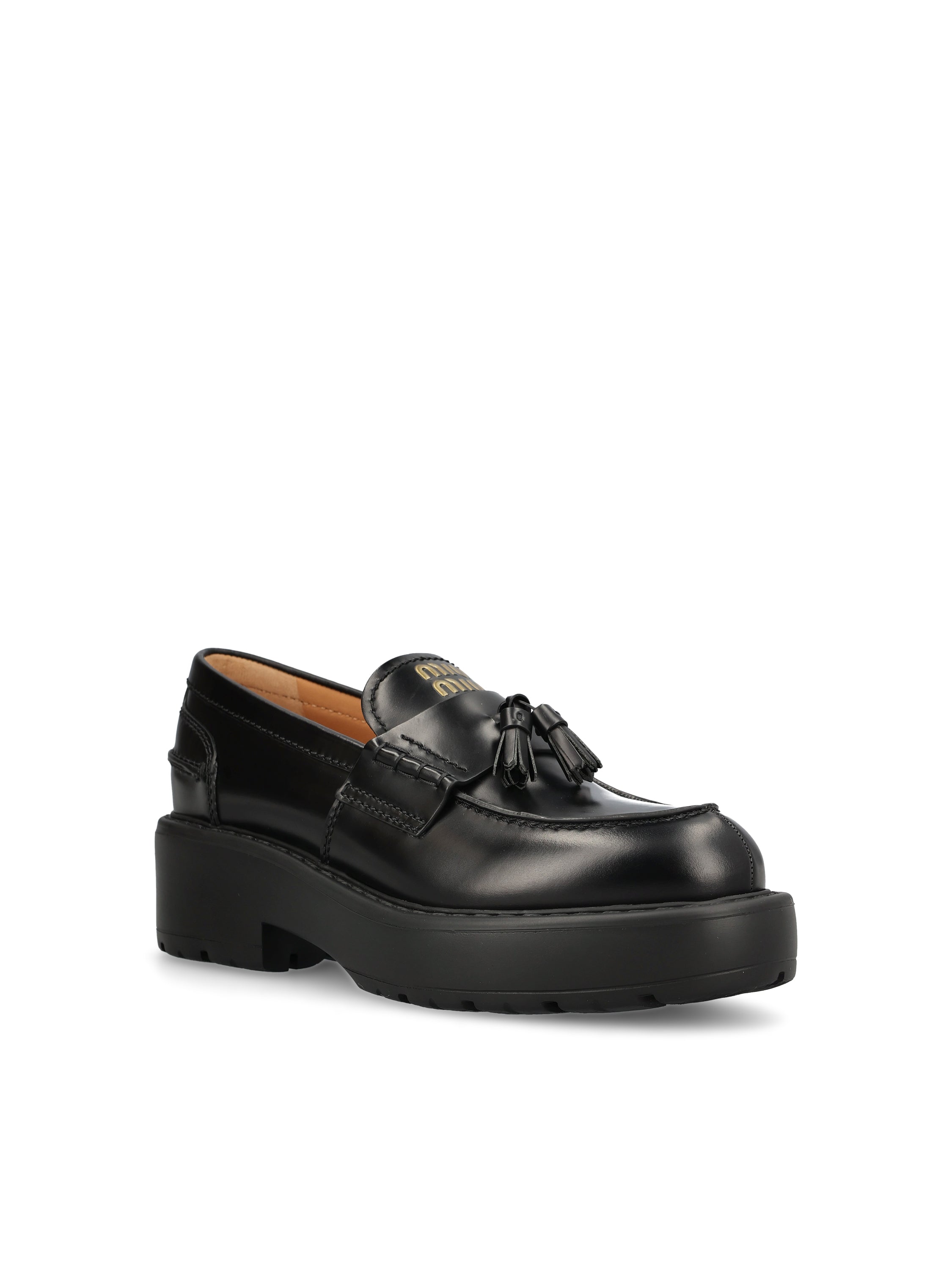 Miu Miu Mocassini realizzati in pelle., view 2