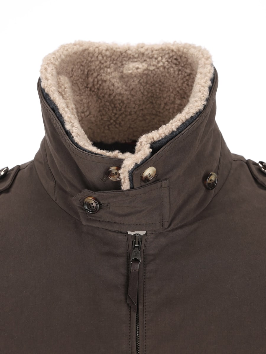 Brunello Cucinelli Bomber realizzato in cotone, view 3