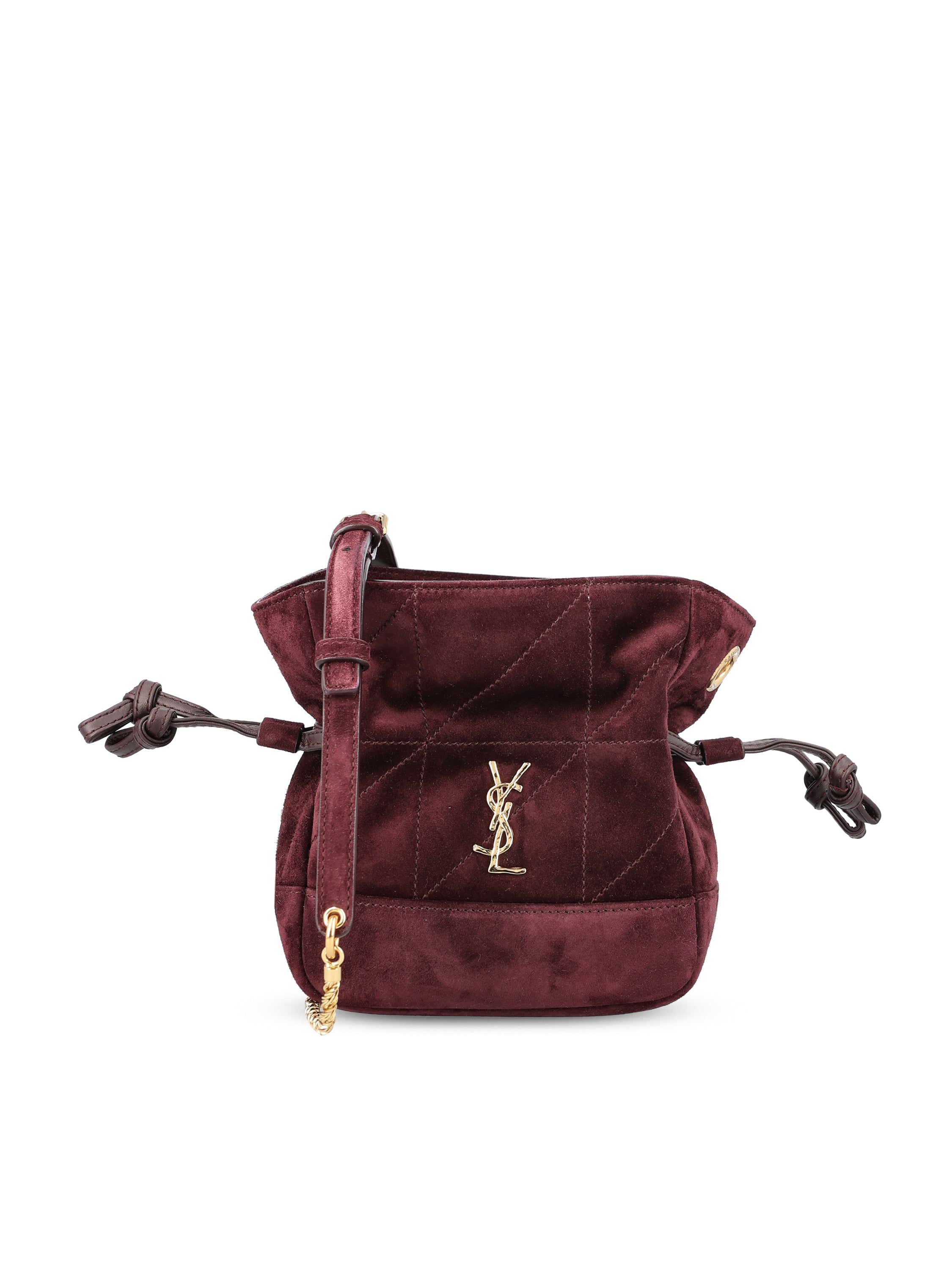 Saint Laurent Borsa realizzata in pelle scamosciata.