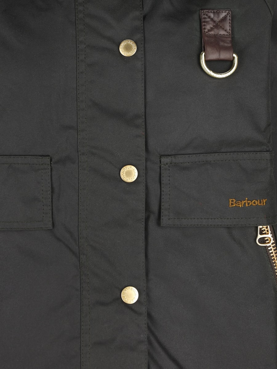 BARBOUR Giacca realizzata in cotone cerato., view 3